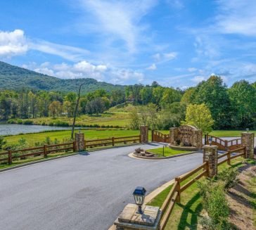 Secure Gated Entrance of Yonah Mountain Lake community